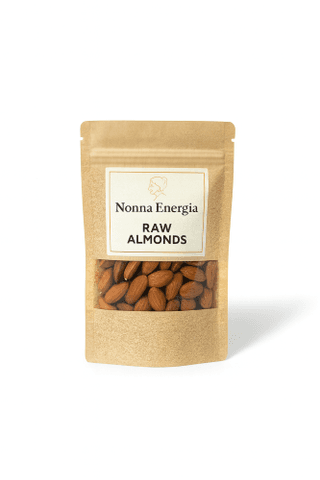 Nonna Energia Raw Almonds - front