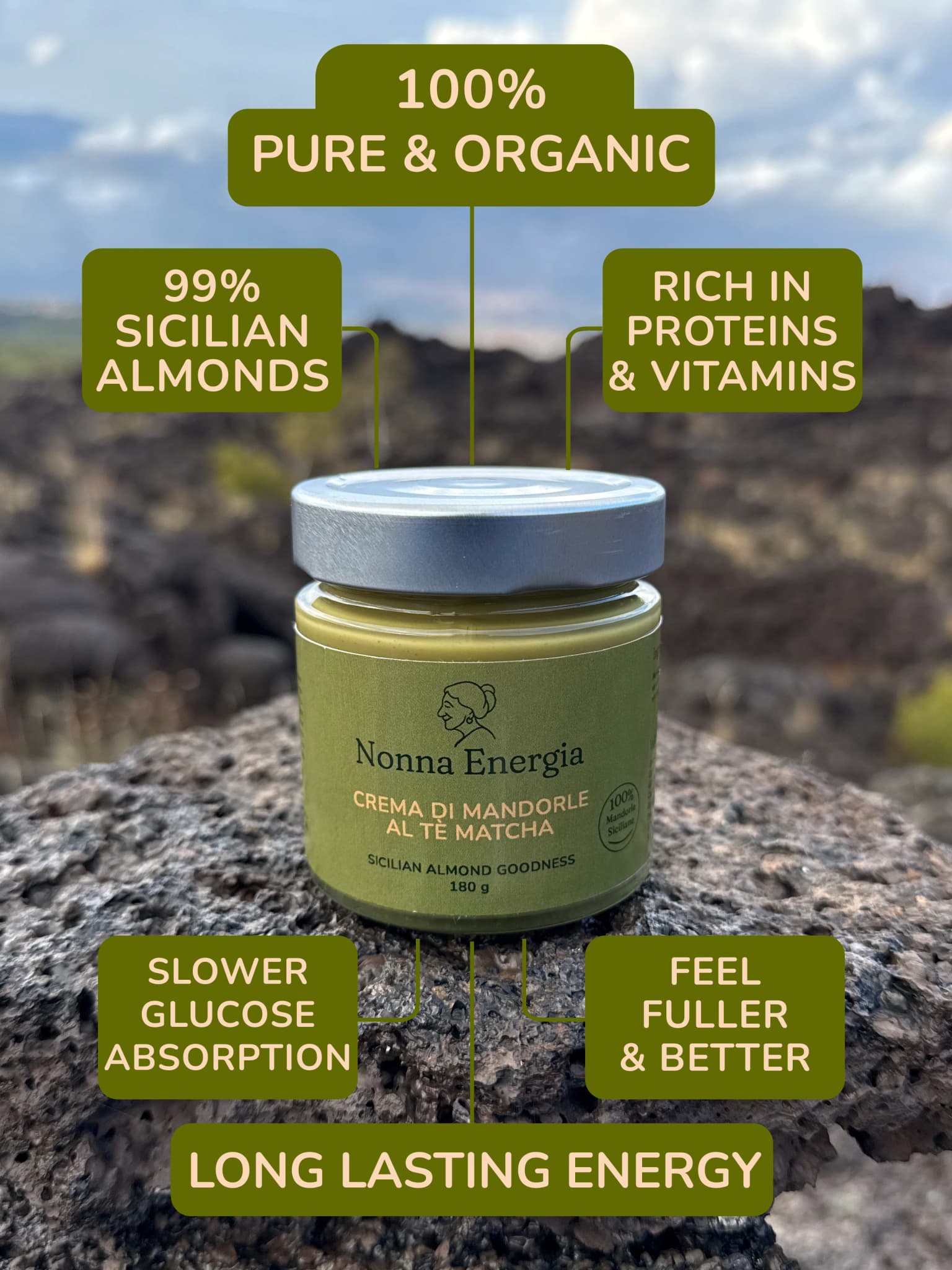 Matcha Almond Spread