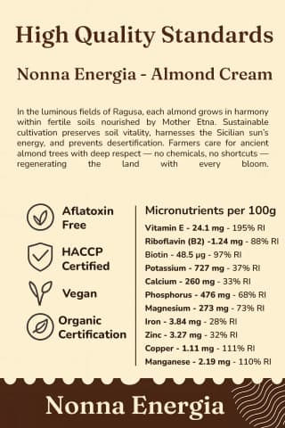 Nonna Energia Choco Almond - benefits & application